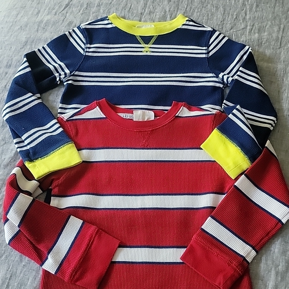 Crazy 8 - Lot of 2 Contrast Color Long Sleeve Pullovers - Picture 16 of 16